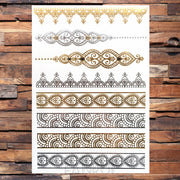 Gold Temporary Tattoos