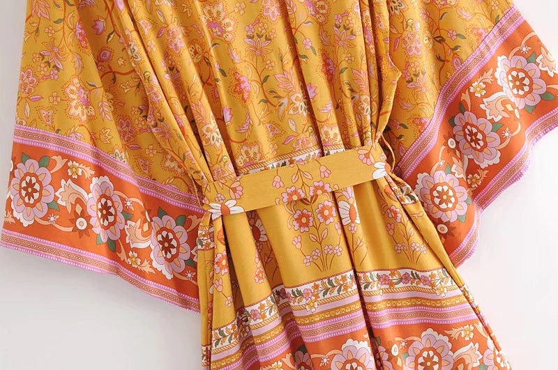 Marigold's Short Kimono