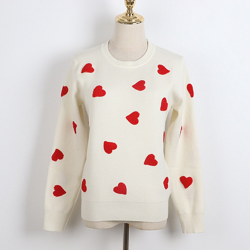 Love Confetti Heart Sweater