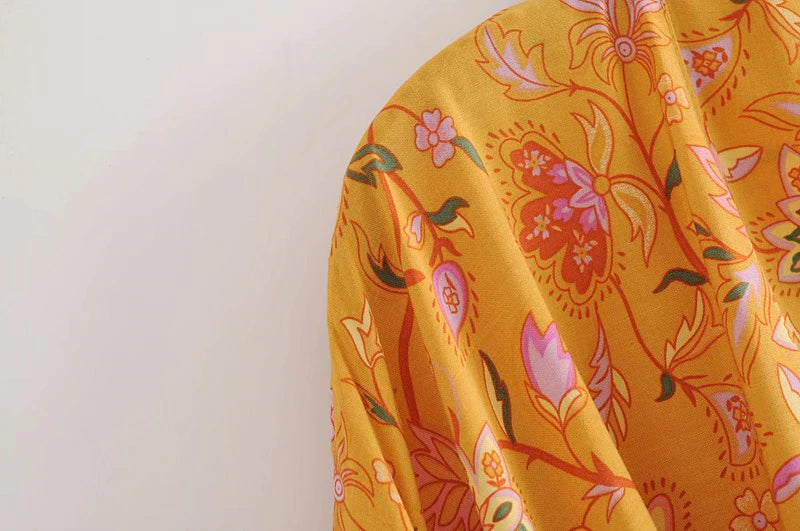 Marigold's Short Kimono