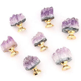 Amethyst Drawer Cabinet Door Knob Furniture Pulls