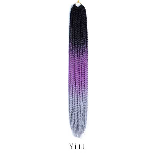 Mermaid Hair Extensions Twist Crochet Braided Hair 30 Strands
