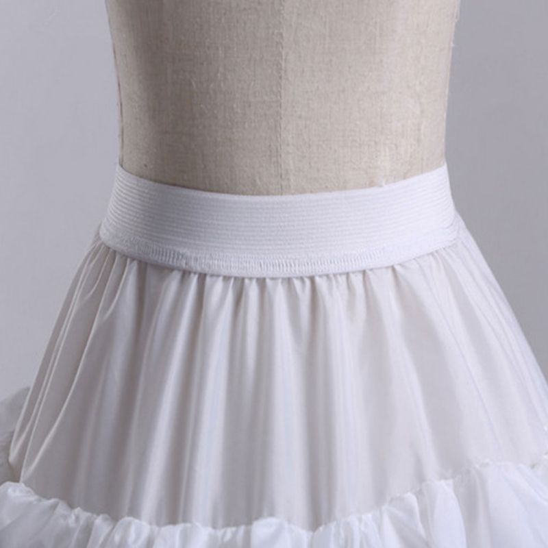 5-layer Lolita Petticoat Skirt Drawstring Adjustable Height and Waist