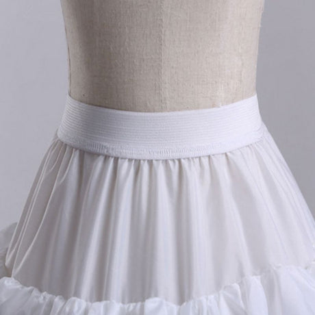 5-layer Lolita Petticoat Skirt Drawstring Adjustable Height and Waist
