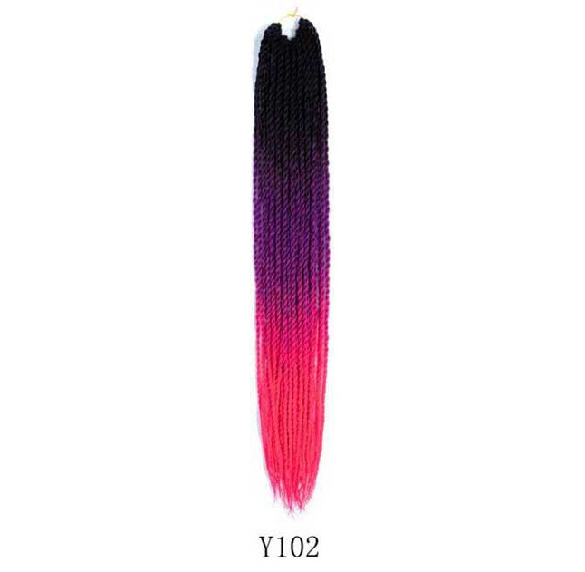 Mermaid Hair Extensions Twist Crochet Braided Hair 30 Strands