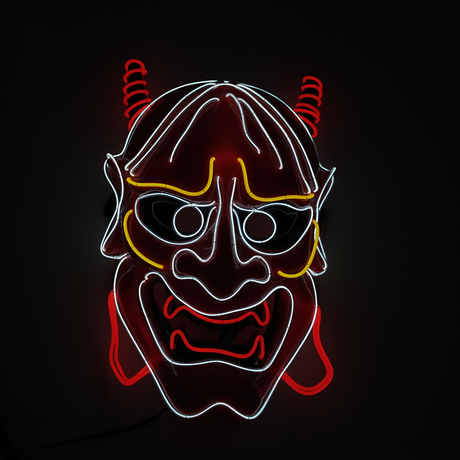Glowing Cosplay LED Joker Masks