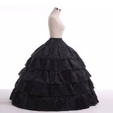 5-layer Lolita Petticoat Skirt Drawstring Adjustable Height and Waist