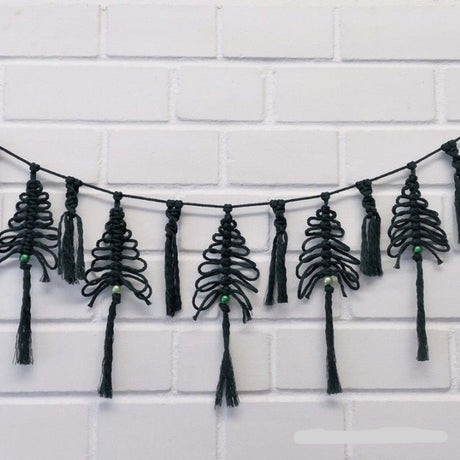 Macrame Boho Christmas Tree Garland