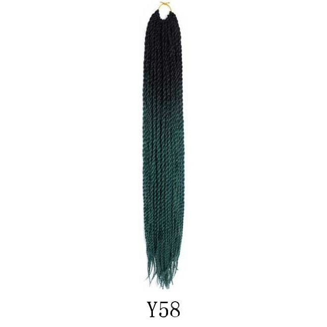 Mermaid Hair Extensions Twist Crochet Braided Hair 30 Strands