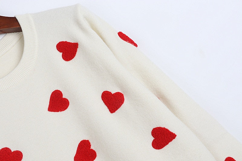 Love Confetti Heart Sweater