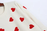 Love Confetti Heart Sweater
