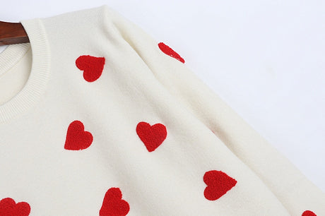 Love Confetti Heart Sweater