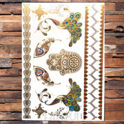Gold Temporary Tattoos