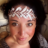Miss Snotface Lahdedah modelling the Woodland Gatherer forehead leaf vine crown | Ulladulla NSW