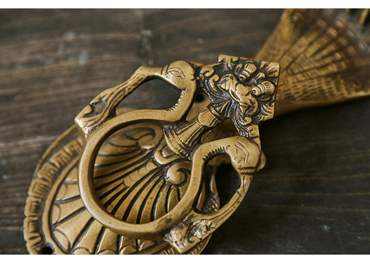 Victorian Brass Owl Door Knocker
