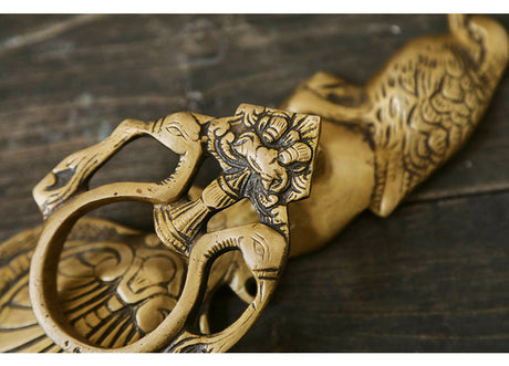 Victorian Brass Owl Door Knocker
