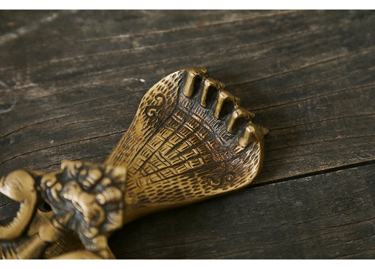 Victorian Brass Owl Door Knocker