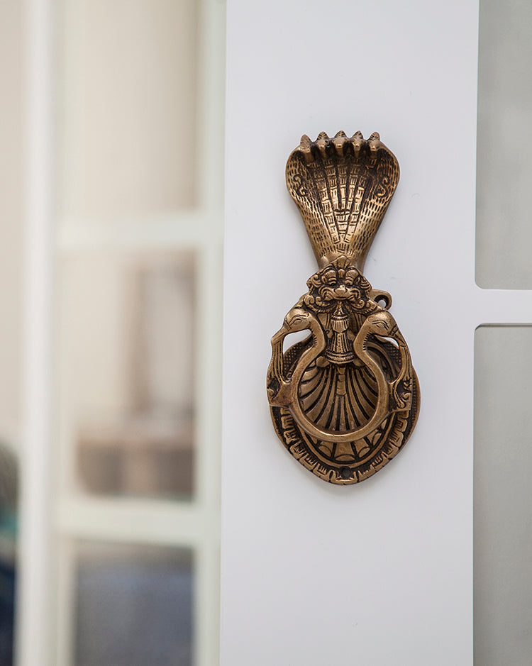 Victorian Brass Owl Door Knocker