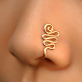 Nose Cuff 1PCS Stainless Steel Non Piercing Nose Ring