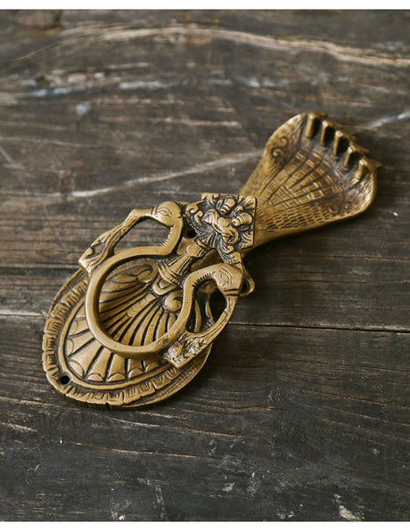 Victorian Brass Owl Door Knocker