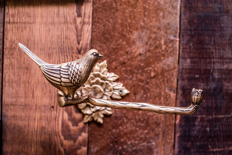 Woodland Birdy Bathroom Accessories Bird Towel Ring, Toilet Roll Holder and Towel Bar