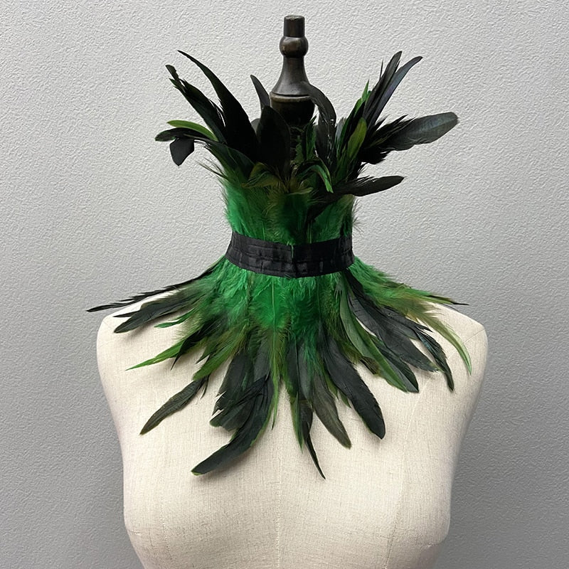 Rooster Feather Choker