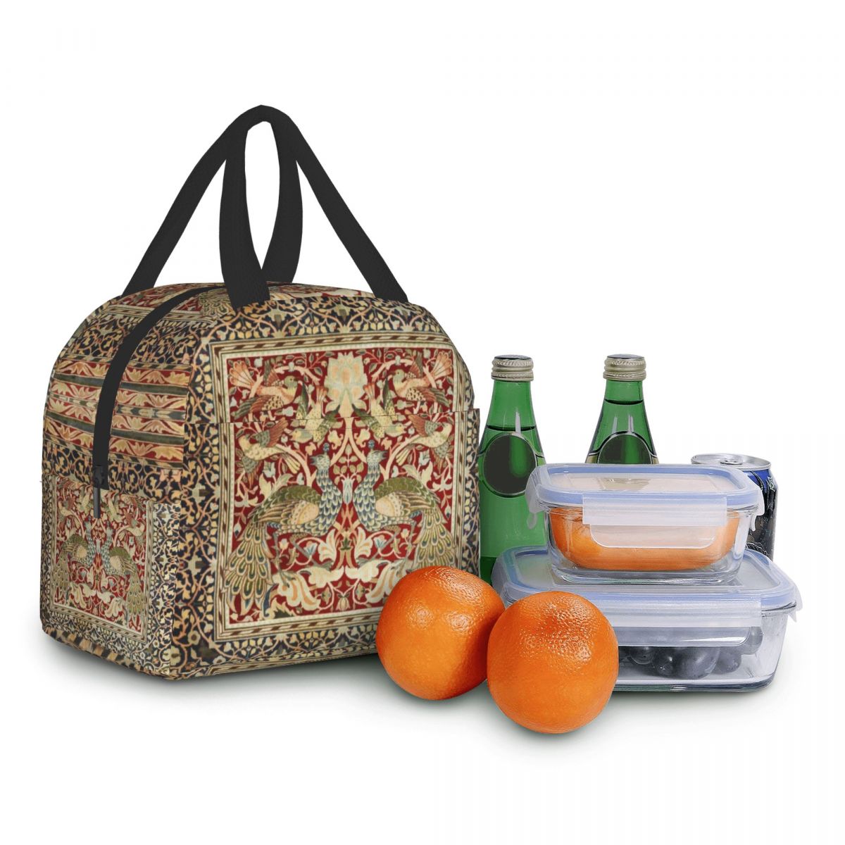William Morris Print Thermal Insulated Lunch Bag