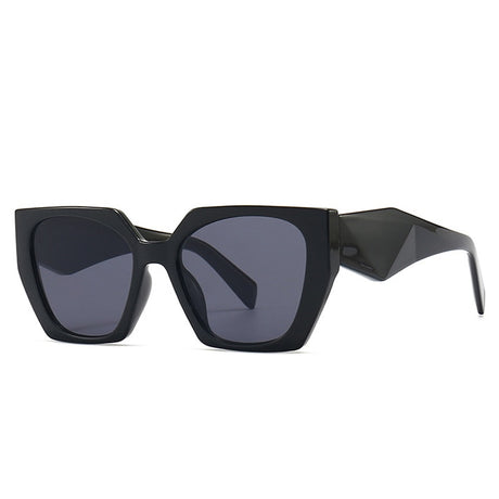 Rainbow Cats Eye Polygon Sunglasses