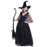 Glittery Witch Costume Adult Costumes for Halloween