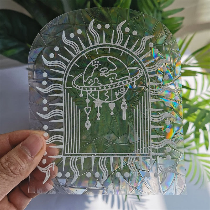Rainbow Maker Window Stickers DIY Glass Decals Rainbow Prisms Maker