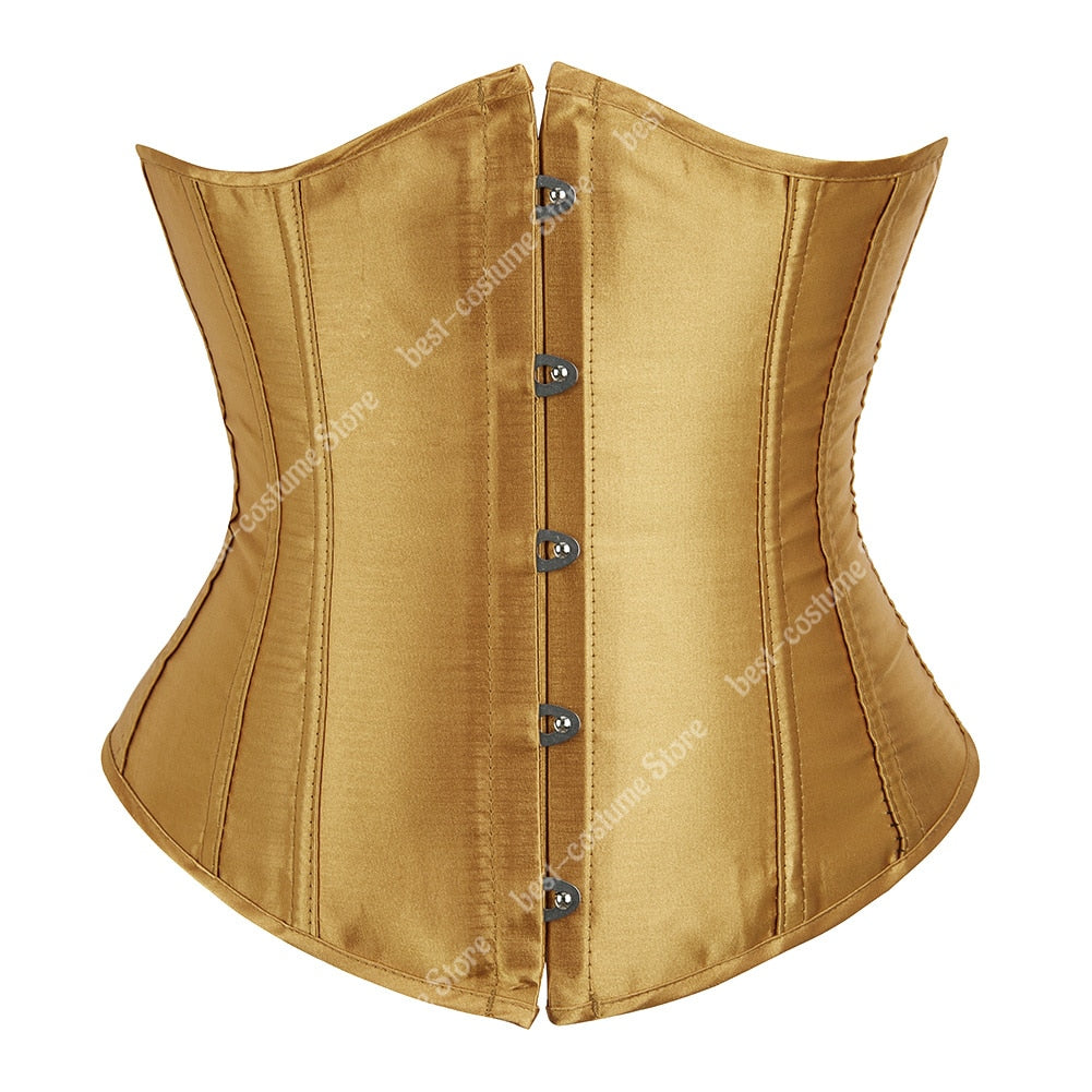 Gold, Oranges, Chocolate Underbust Corsets - 28 to Collect!