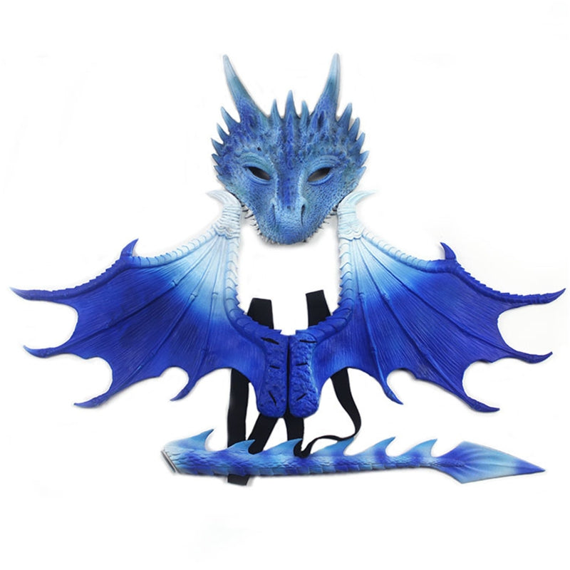 Dragon Mask, Wing and Tail Sets Cosplay Halloween Costumes