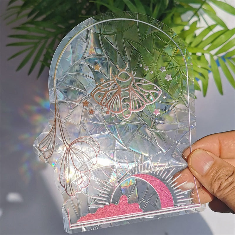 Rainbow Maker Window Stickers DIY Glass Decals Rainbow Prisms Maker