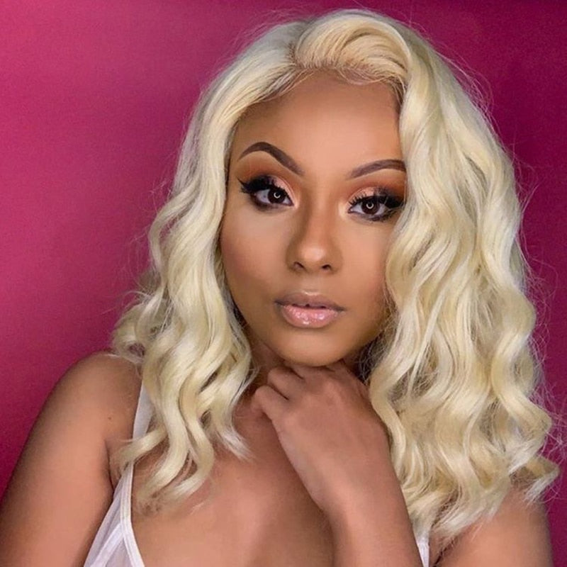 Curly’s Lace Front Short Bob Wigs