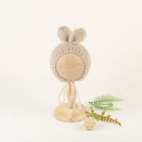 Soft Knitted Angora Floppy Rabbit Ears Bonnet Newborn Photography Props