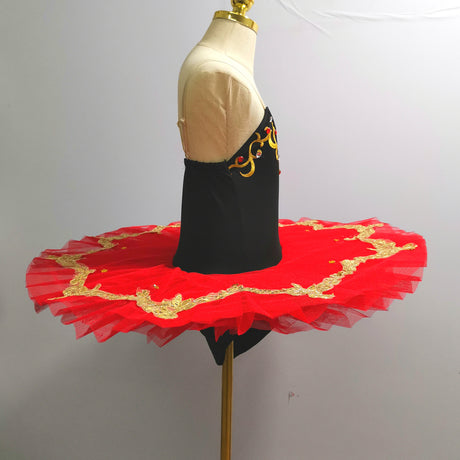 Velvety Top Embroidered Ballet Tutus Kids and Adult Ballerinas