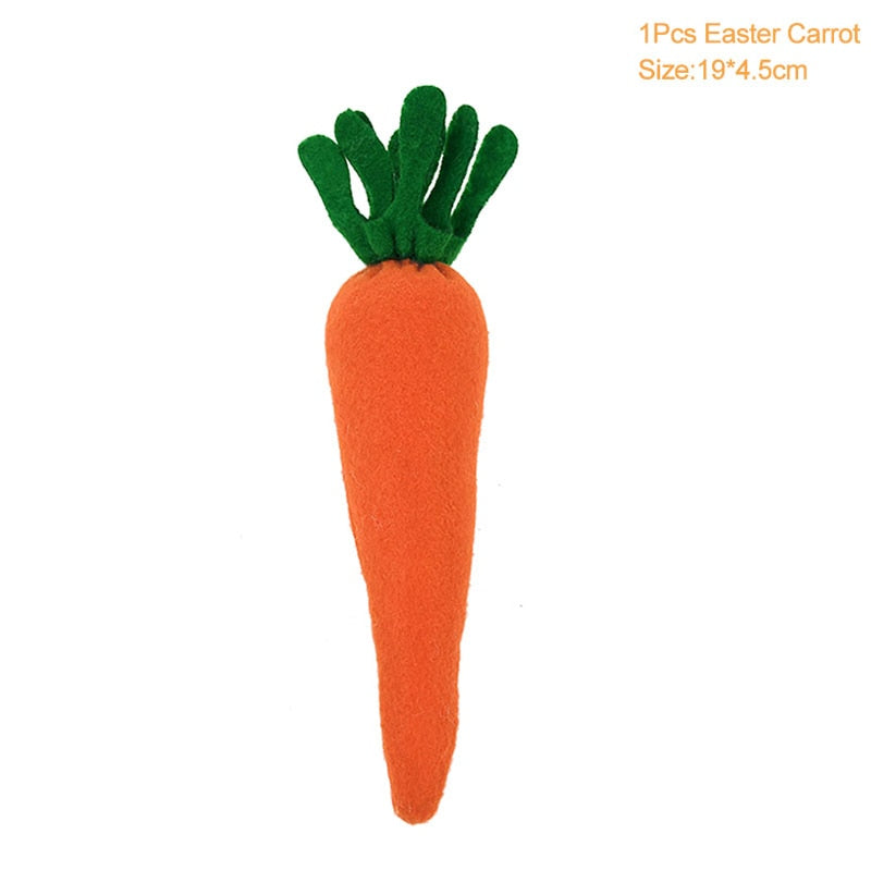 Easter Cotton Carrots Decoration Gifts