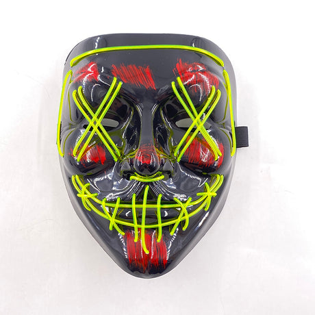 Glowing Cosplay LED Joker Masks