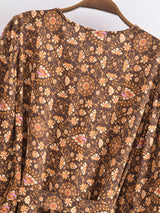 River Moss Boho Maxi Dress