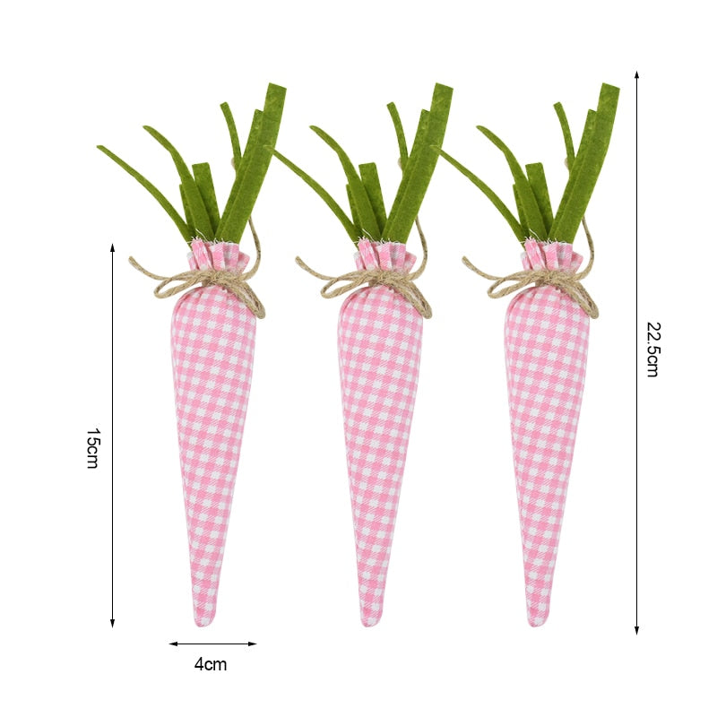 Easter Cotton Carrots Decoration Gifts