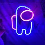 Planets & Astronauts Neon Lights LED Night Lights
