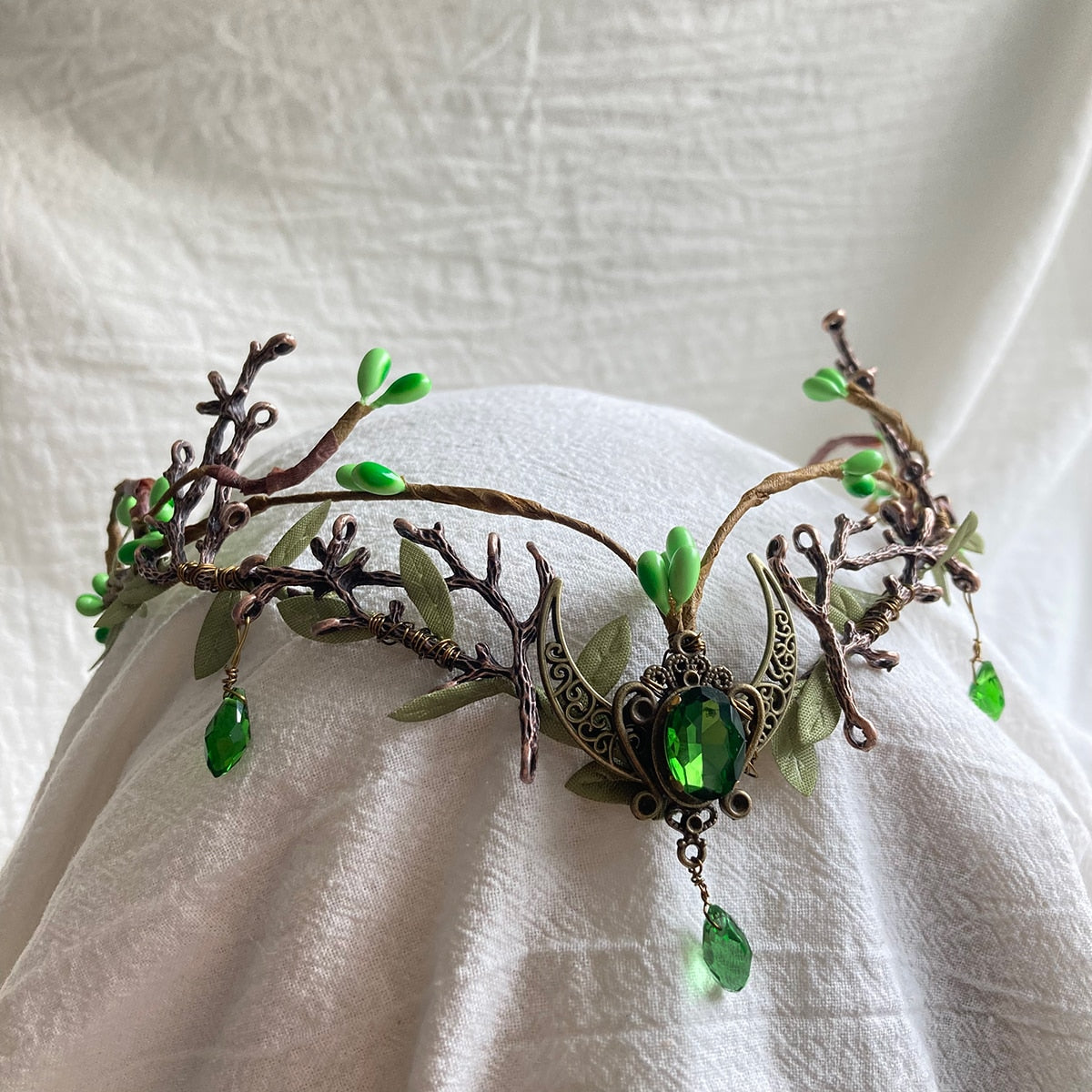 Handmade Woodland Elven Crowns Fairy Goddess Wedding Crown