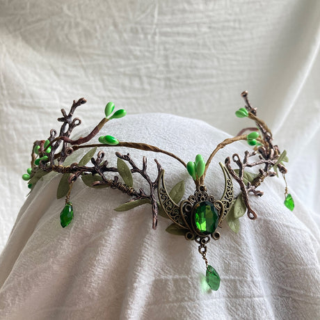 Handmade Woodland Elven Crowns Fairy Goddess Wedding Crown