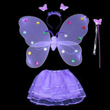 4 Piece Sets Bumble Bee & Ladybug Costumes for Kids