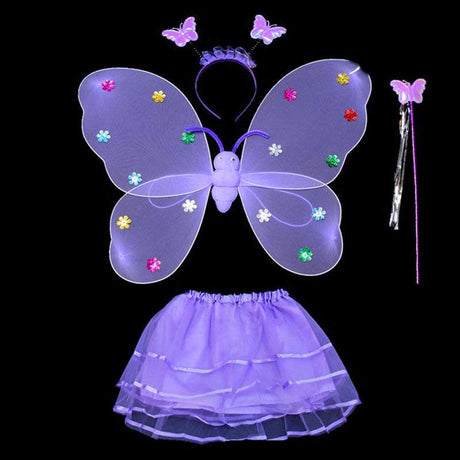 4 Piece Sets Bumble Bee & Ladybug Costumes for Kids