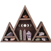 Wooden Crystal Display Shelves