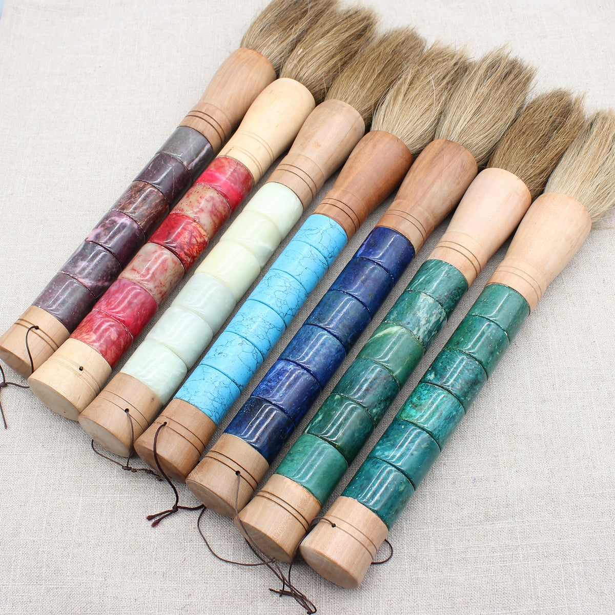 Decorative Stone Calligraphy Artist's Brush