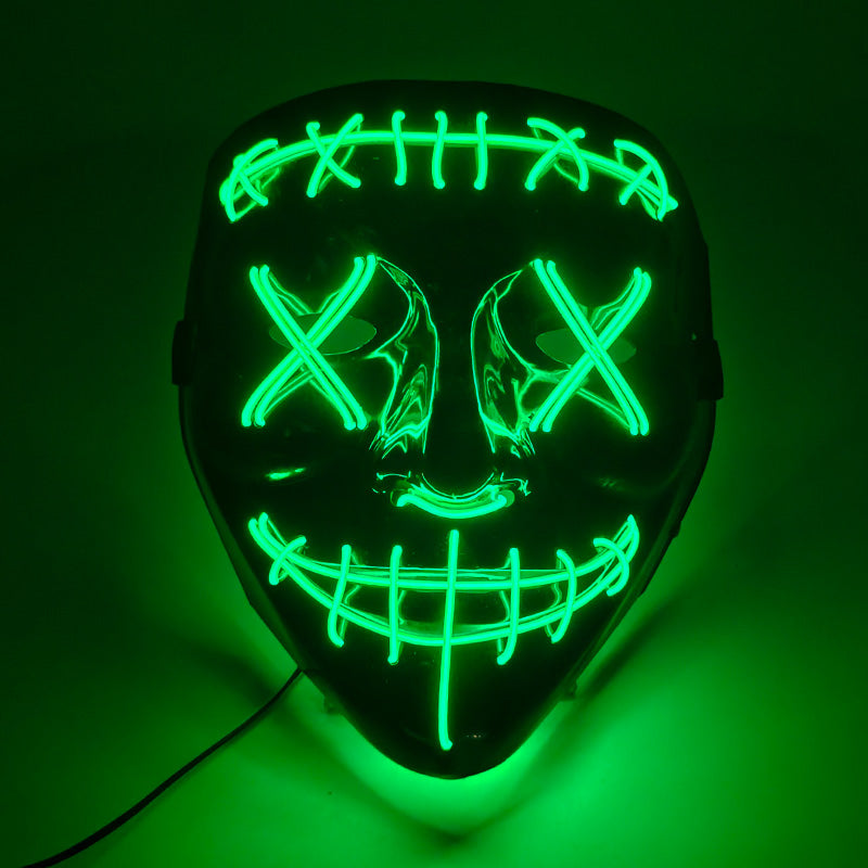 Glowing Cosplay LED Joker Masks
