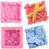 Dragonfly Butterfly Silicone Soap Mould DIY Cake Candle Craft Supplies