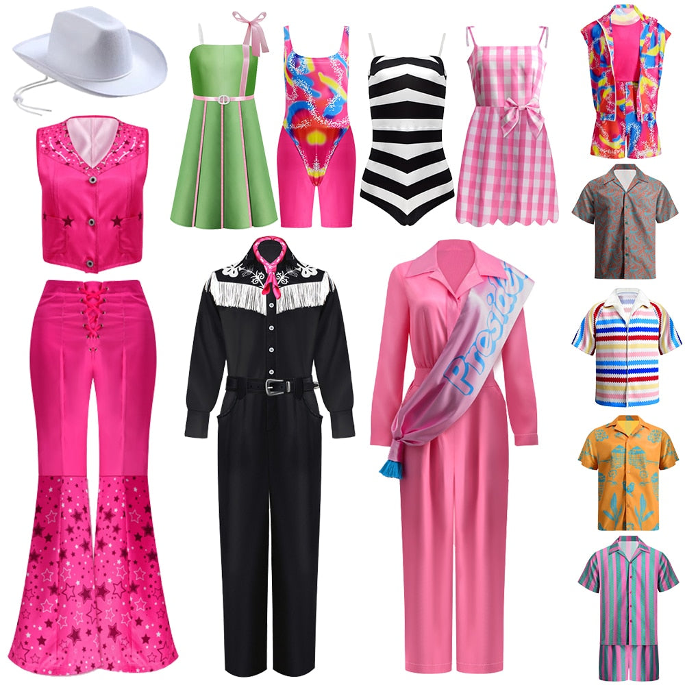 Barbie & Ken Cosplay Halloween Costumes